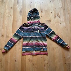 Aviator Nation Serape Bolt Stitch full-zip hoodie - S